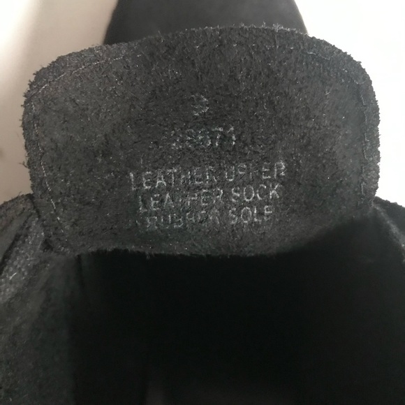 J CREW MacAlister Black Suede Rubber Wedge Ankle Boots Booties Size 8 - Picture 9 of 16